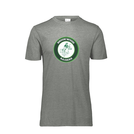 [FTSCUBGY-AS-LOGO1] Decker Men's Tri-Blend T-Shirt - Short Sleeve (Adult S, Gray, Logo 1)