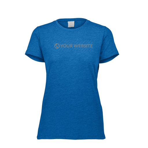 [FTSCUBRY-FAXS-LOGO2] Decker Women's Tri-Blend T-Shirt - Short Sleeve (Female Adult XS, Royal, Logo 2)
