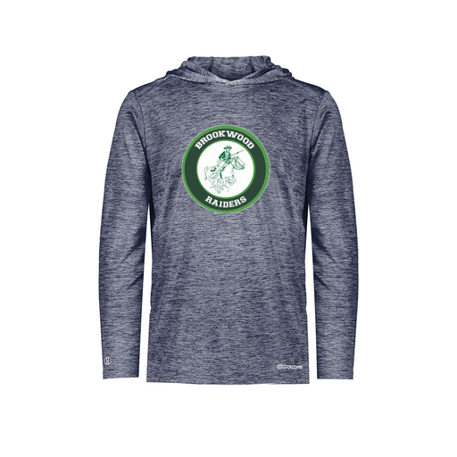 [FOLHCGNV-AS-LOGO1] Decker Men's Charge Hoodie (Adult S, Navy, Logo 1)