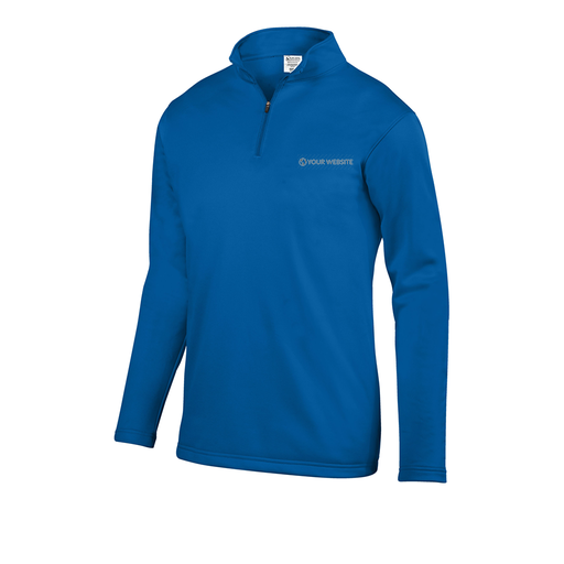 [5508.060.S-LOGO3] Decker Youth FlexFleece 1/4 Zip (Youth S, Royal, Logo 3)