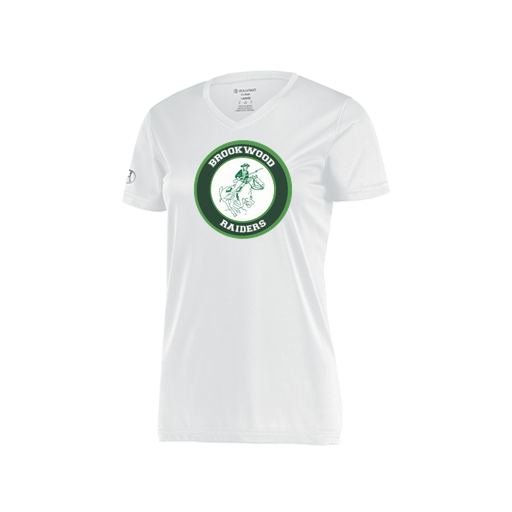 [222820.005.S-LOGO1] Ladies Movement Dri Fit Shirt (Female Adult S, White, Logo 1)